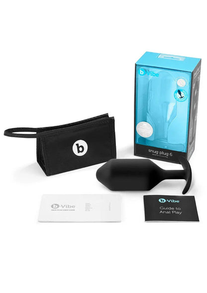 ♂ ♀ B-Vibe Snug Plug 6 Anaal plug - Happytoys Sexshop: Toys for Feeling Happy & Easy 😊 - Discreet geleverd