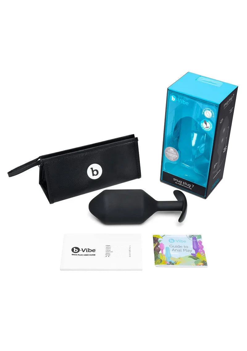 ♂ ♀ B-Vibe Snug Plug 7 - Happytoys Sexshop: Toys for Feeling Happy & Easy 😊 - Discreet geleverd