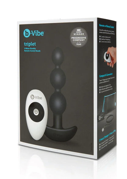 ♂ ♀ B-Vibe Triplet Anal Beads - Happytoys Sexshop: Toys for Feeling Happy & Easy 😊 - Discreet geleverd