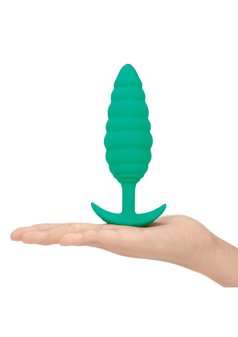 Twist Texture Plug by B-Vibe - Happytoys Sexshop: online sex shop for Feeling Happy & Easy 😊 - Discreet geleverd