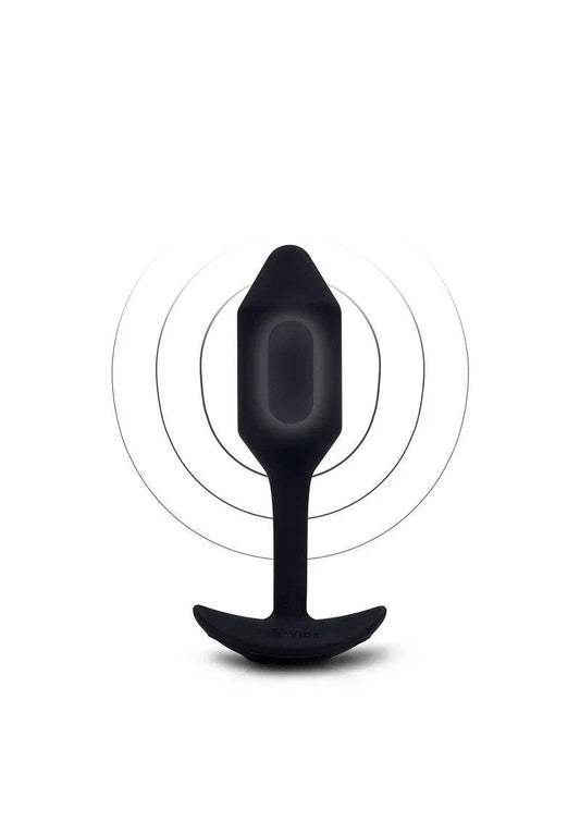 ♂ ♀ B-Vibe Vibrating Snug Plug 2 - Happytoys Sexshop: Toys for Feeling Happy & Easy 😊 - Discreet geleverd