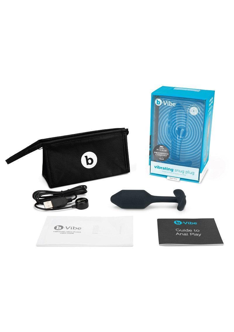 ♂ ♀ B-Vibe Vibrating Snug Plug 2 - Happytoys Sexshop: Toys for Feeling Happy & Easy 😊 - Discreet geleverd