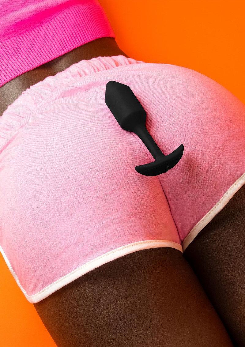 ♂ ♀ B-Vibe Vibrating Snug Plug 2 - Happytoys Sexshop: Toys for Feeling Happy & Easy 😊 - Discreet geleverd