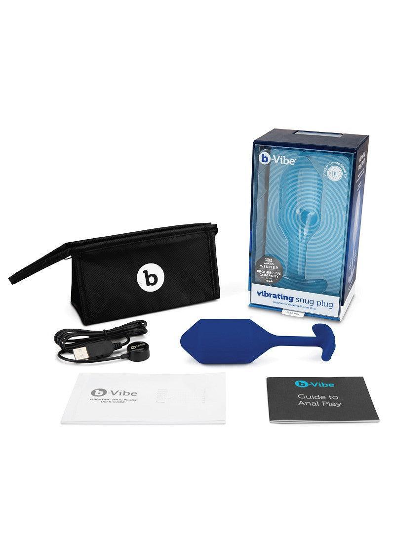 ♂ ♀ B-Vibe Vibrating Snug Plug 4 - Happytoys Sexshop: Toys for Feeling Happy & Easy 😊 - Discreet geleverd