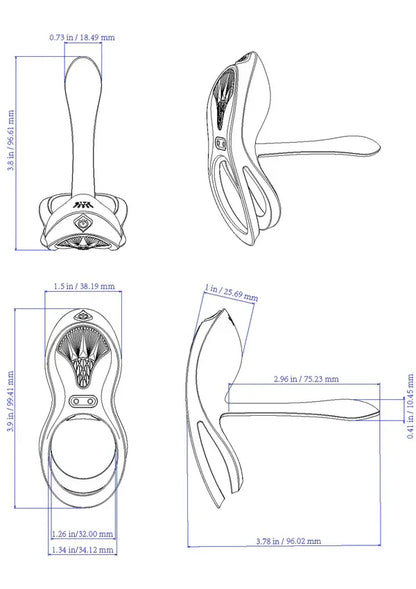 Bayek - Cockring Vibrator with remote control by Zalo - Happytoys Sexshop: Toys for Feeling Happy & Easy 😊 - Discreet geleverd