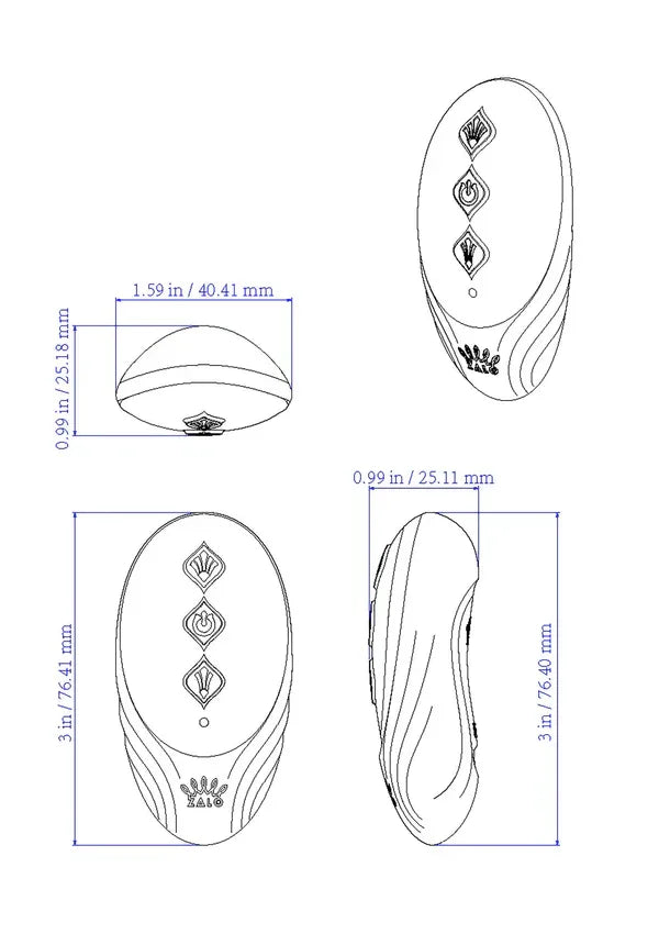 Bayek - Cockring Vibrator with remote control by Zalo - Happytoys Sexshop: Toys for Feeling Happy & Easy 😊 - Discreet geleverd