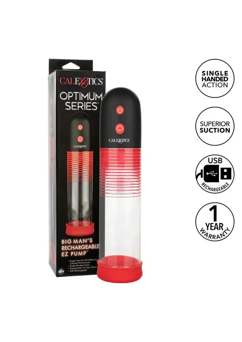 Big Man’s Rechargeable EZ Pump by CalExotics - Happytoys Sexshop: online sex shop for Feeling Happy & Easy 😊 - Discreet geleverd