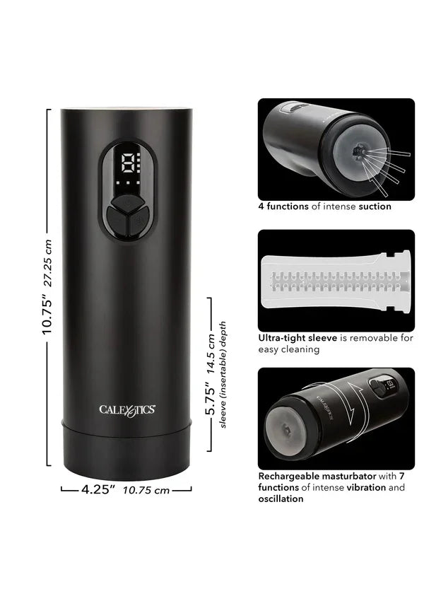 Bionic Vibro Stroker by CalExotics - Happytoys Sexshop: online sex shop for Feeling Happy & Easy 😊 - Discreet geleverd