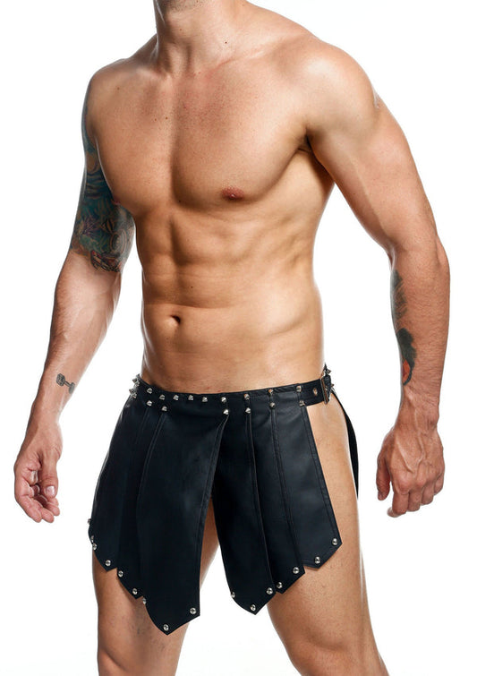 Bestel: Black Roman Skirt by MOB Dngeon - bij Happytoys: de erotische sex webshop | liever Happy dan Easy ⭐⭐⭐⭐⭐