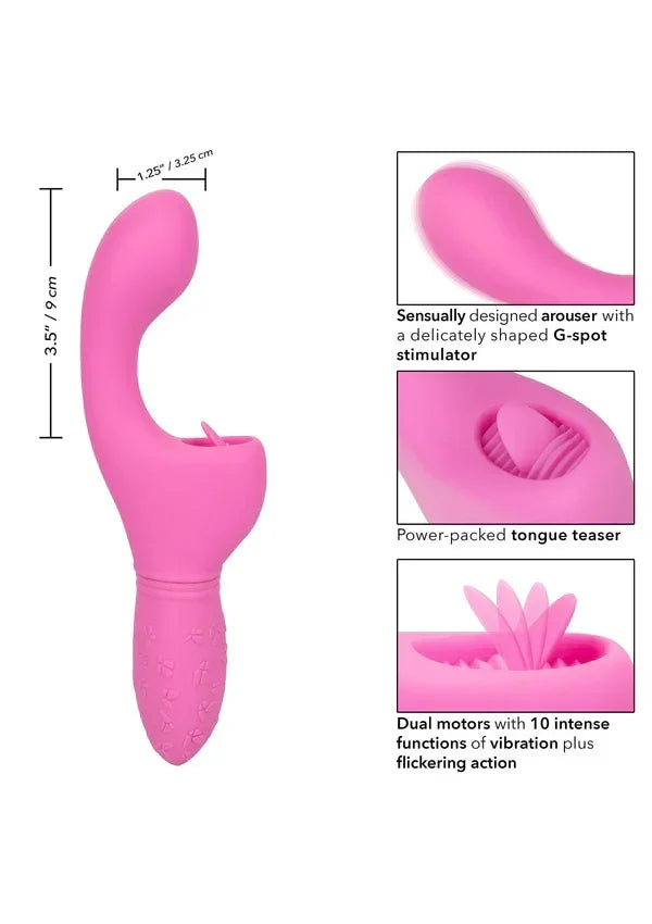 Butterfly Kiss Flicker Pink by CalExotics - Happytoys Sexshop: Toys for Feeling Happy & Easy 😊 - Discreet geleverd