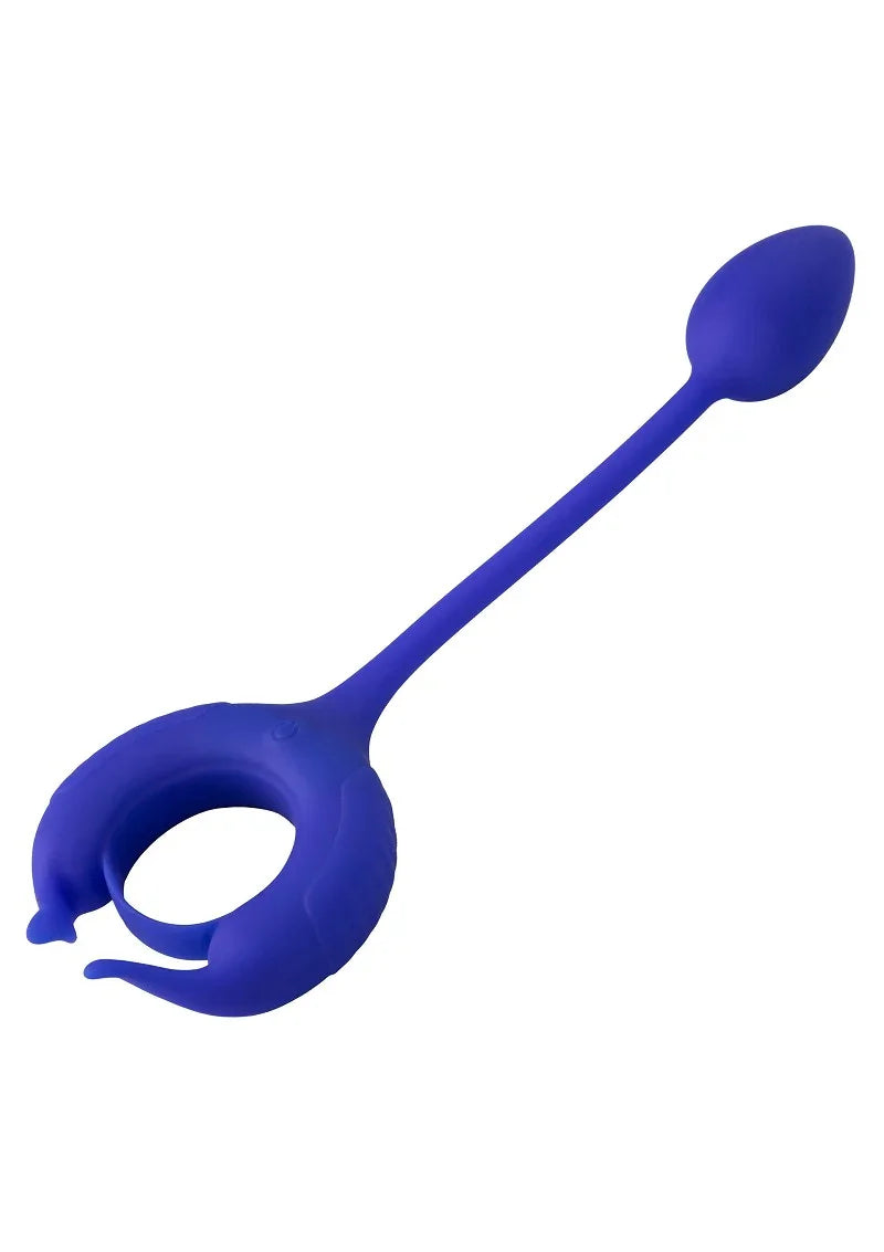 Admiral Plug and Play Weighted Cock Ring by CalExotics - Happytoys Sexshop: Toys for Feeling Happy & Easy 😊 - Discreet geleverd