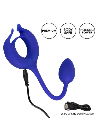 Admiral Plug and Play Weighted Cock Ring by CalExotics - Happytoys Sexshop: Toys for Feeling Happy & Easy 😊 - Discreet geleverd