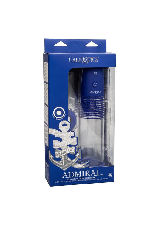 Admiral Rechargeable Rock Hard Pump Kit by CalExotics - Happytoys Sexshop: Toys for Feeling Happy & Easy 😊 - Discreet geleverd