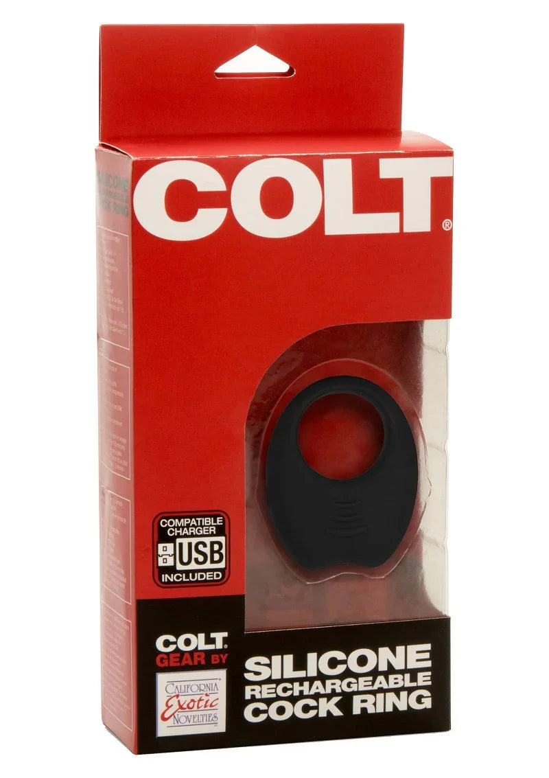 COLT Silicone Rechargeable Cock Ring by CalExotics - Happytoys Sexshop: Toys for Feeling Happy & Easy 😊 - Discreet geleverd
