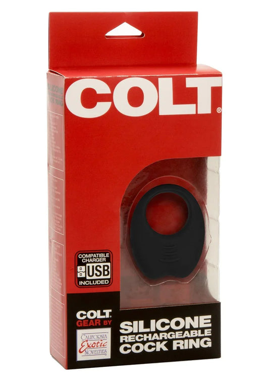 COLT Silicone Rechargeable Cock Ring by CalExotics - Happytoys Sexshop: Toys for Feeling Happy & Easy 😊 - Discreet geleverd