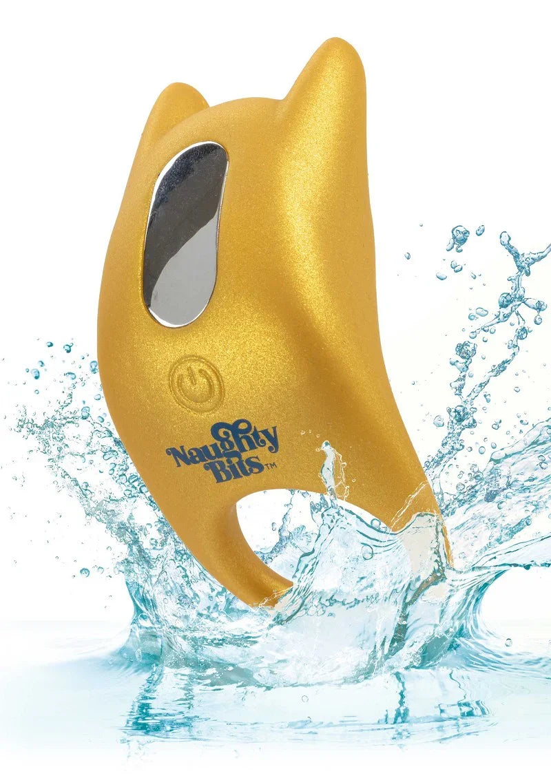 ♂ ♀ CalExotics Naughty Bits Horny AF Trillende vibrerende Cockring - Happytoys Sexshop: Toys for Feeling Happy & Easy 😊 - Discreet geleverd