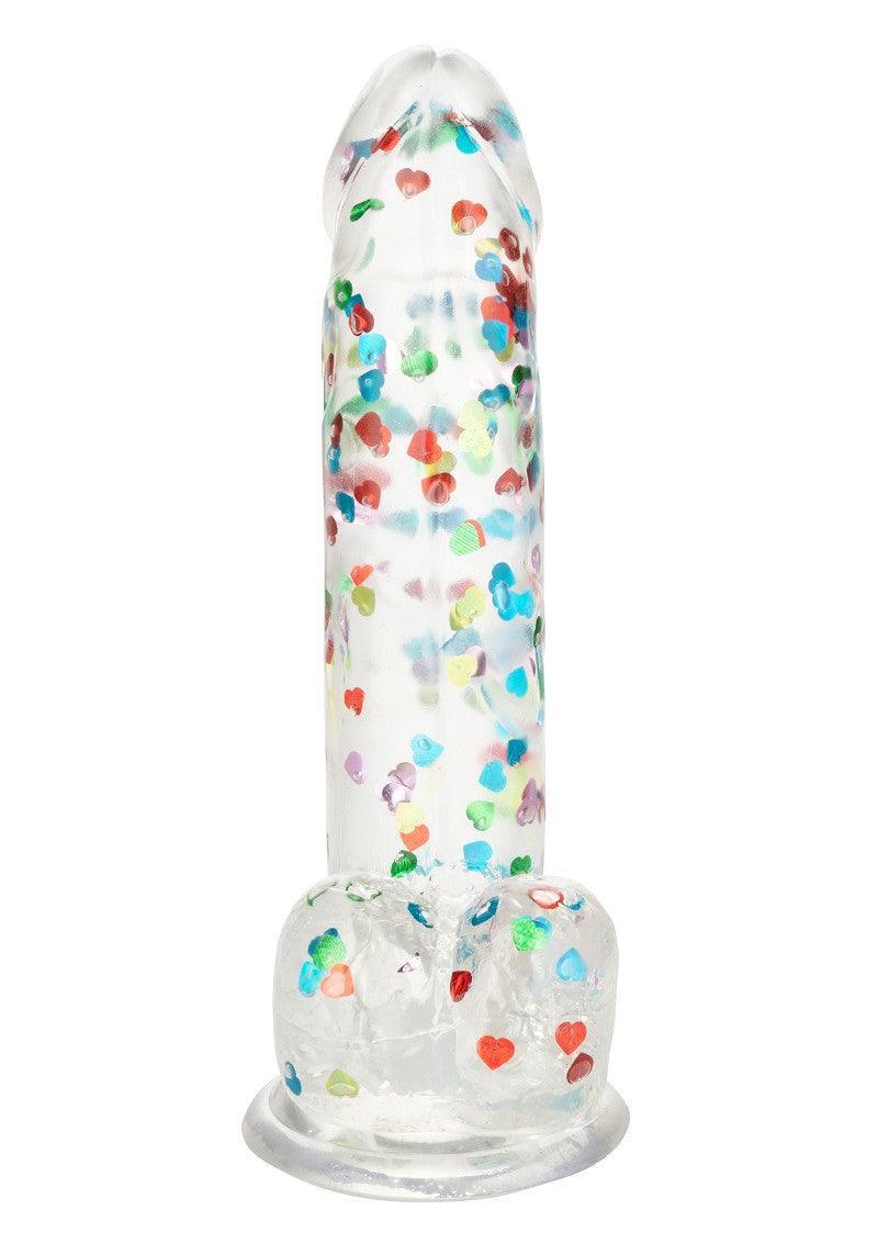 Naughty Bits I Love Dick Heart-filled Dong by CalExotics - Happytoys Sexshop: online sex shop for Feeling Happy & Easy 😊 - Discreet geleverd