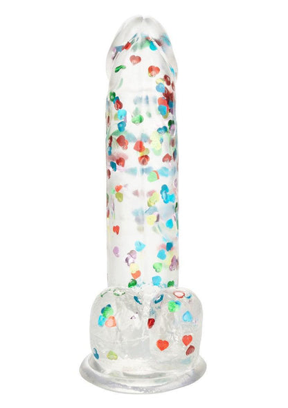 Naughty Bits I Love Dick Heart-filled Dong by CalExotics - Happytoys Sexshop: online sex shop for Feeling Happy & Easy 😊 - Discreet geleverd