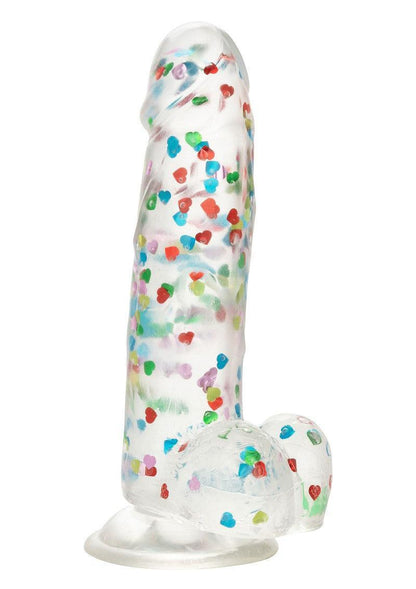 Naughty Bits I Love Dick Heart-filled Dong by CalExotics - Happytoys Sexshop: online sex shop for Feeling Happy & Easy 😊 - Discreet geleverd