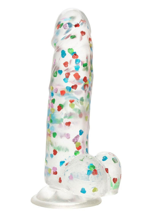 Naughty Bits I Love Dick Heart-filled Dong by CalExotics - Happytoys Sexshop: Toys for Feeling Happy & Easy 😊 - Discreet geleverd