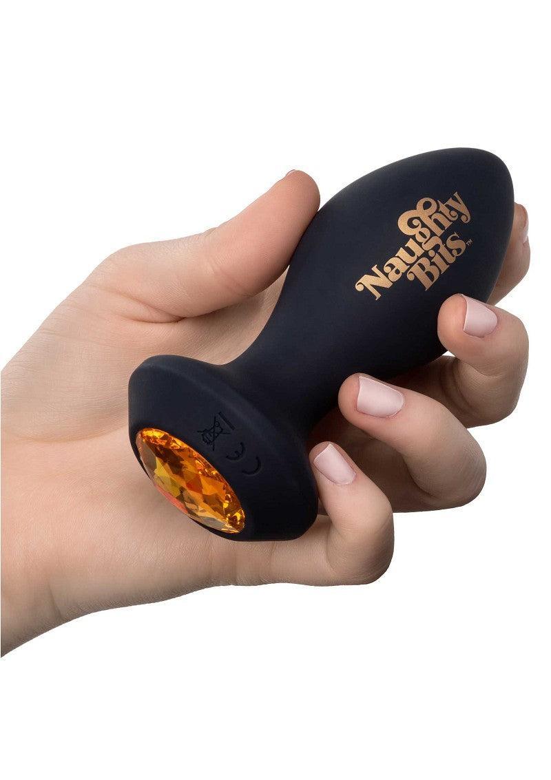 ♂ ♀ CalExotics Naughty Bits Shake Your Ass Petite Vibrating Butt Plug - Happytoys Sexshop: Toys for Feeling Happy & Easy 😊 - Discreet geleverd