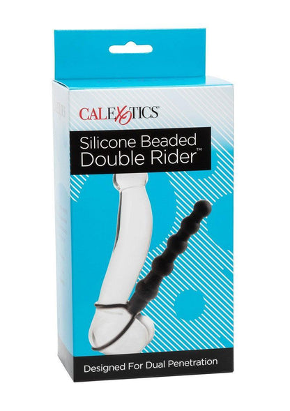 Silicone Beaded Double Rider for Double Penetration by CalExotics - Happytoys Sexshop: online sex shop for Feeling Happy & Easy 😊 - Discreet geleverd