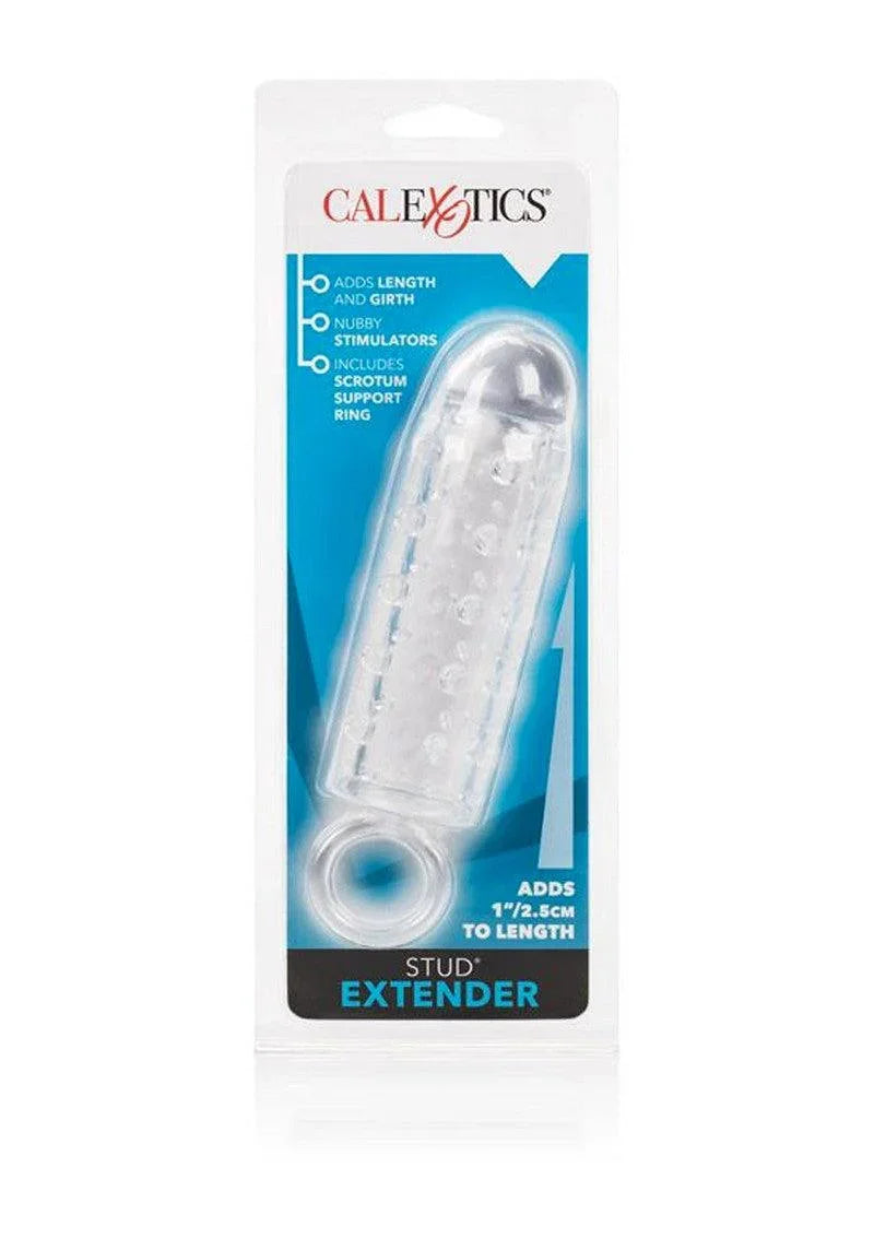 ♂ CalExotics Stud Extender Penis Sleeve - Happytoys Sexshop: Toys for Feeling Happy & Easy 😊 - Discreet geleverd