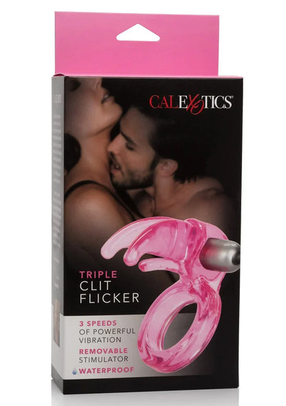 ♂ ♀ CalExotics Triple Clit Flicker - Happytoys Sexshop: Toys for Feeling Happy & Easy 😊 - Discreet geleverd
