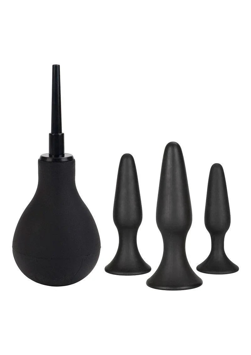 Ultimate Anal Kit Butplugs & Klysma / Anaal douche by CalExotics - Happytoys Sexshop: Toys for Feeling Happy & Easy 😊 - Discreet geleverd