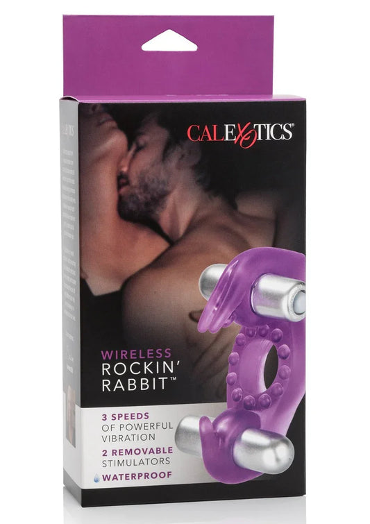 ♂ ♀ CalExotics Wireless Rockin' Rabbit - Happytoys Sexshop: Toys for Feeling Happy & Easy 😊 - Discreet geleverd