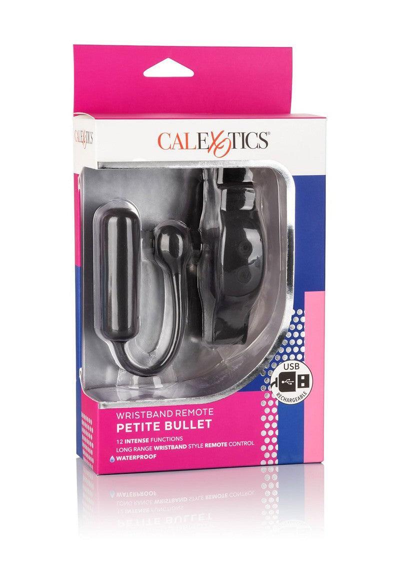 CalExotics Wristband Remote Petite Bullet vibrator met horlogestijl afstandbediening - Happytoys Sexshop: Toys for Feeling Happy & Easy 😊 - Discreet geleverd