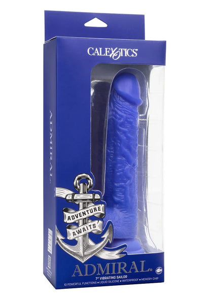 Admiral 7” Vibrating Sailor by CalExotics - Happytoys Sexshop: Toys for Feeling Happy & Easy 😊 - Discreet geleverd