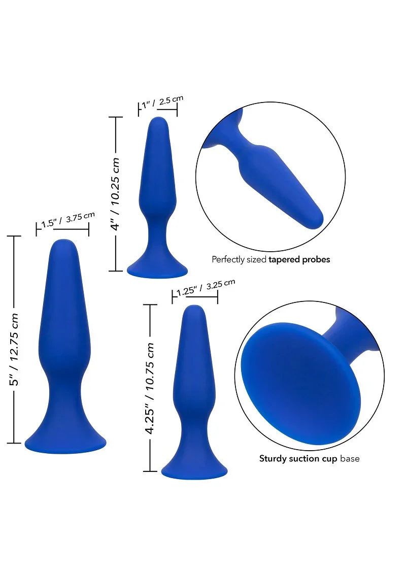 Admiral Anal Trainer Kit by CalExotics - Happytoys Sexshop: online sex shop for Feeling Happy & Easy 😊 - Discreet geleverd