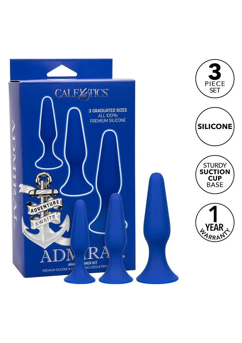 Admiral Anal Trainer Kit by CalExotics - Happytoys Sexshop: online sex shop for Feeling Happy & Easy 😊 - Discreet geleverd