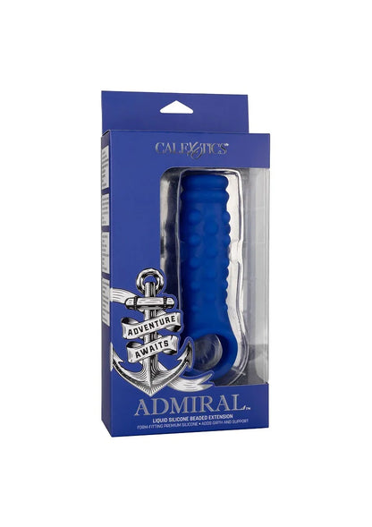 Admiral Liquid Silicone Beaded Extension by CalExotics - Happytoys Sexshop: Toys for Feeling Happy & Easy 😊 - Discreet geleverd