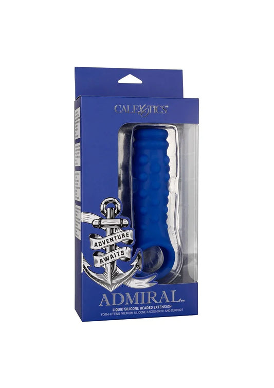 Admiral Liquid Silicone Beaded Extension by CalExotics - Happytoys Sexshop: Toys for Feeling Happy & Easy 😊 - Discreet geleverd