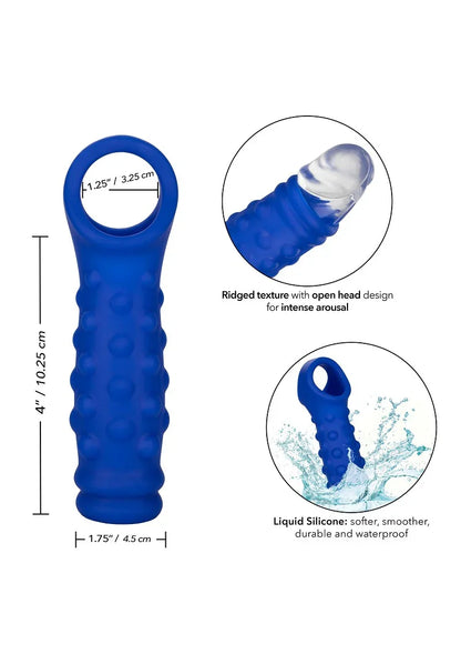 Admiral Liquid Silicone Beaded Extension by CalExotics - Happytoys Sexshop: Toys for Feeling Happy & Easy 😊 - Discreet geleverd