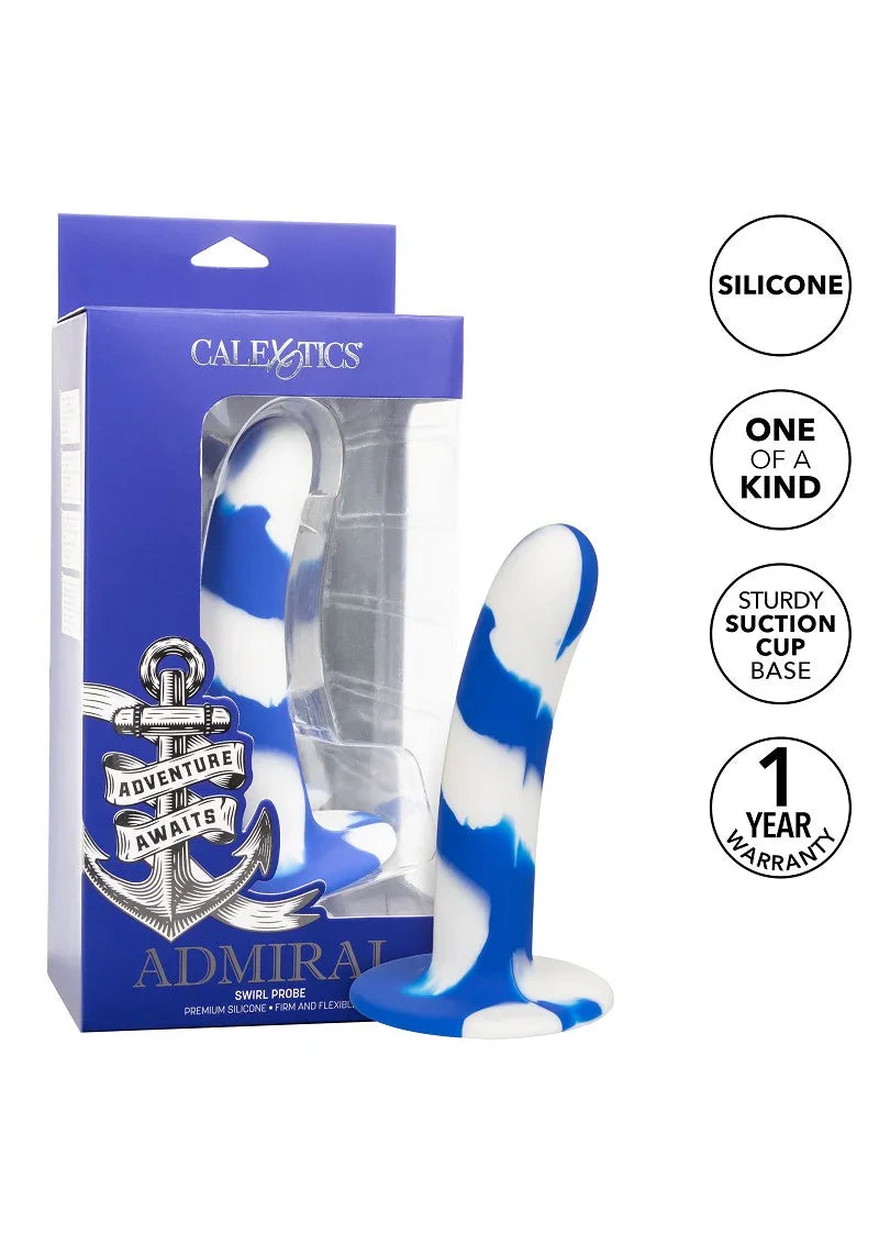 Admiral Swirl Probe by CalExotics - Happytoys Sexshop: Toys for Feeling Happy & Easy 😊 - Discreet geleverd