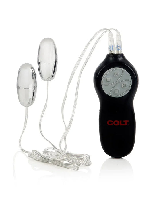 COLT Twin Turbo Bullets Double Vibrator by CalExotics - Happytoys Sexshop: online sex shop for Feeling Happy & Easy 😊 - Discreet geleverd