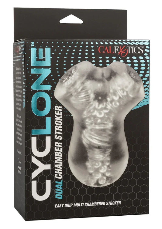 Cyclone Dual Chamber Stroker by CalExotics - Happytoys Sexshop: Toys for Feeling Happy & Easy 😊 - Discreet geleverd