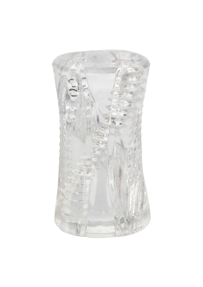 Cyclone Dual Ribbed Stroker Masturbator by CalExotics - Happytoys Sexshop: online sex shop for Feeling Happy & Easy 😊 - Discreet geleverd