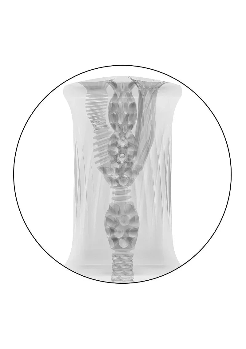 Cyclone Triple Chamber Stroker Masturbator by CalExotics - Happytoys Sexshop: online sex shop for Feeling Happy & Easy 😊 - Discreet geleverd