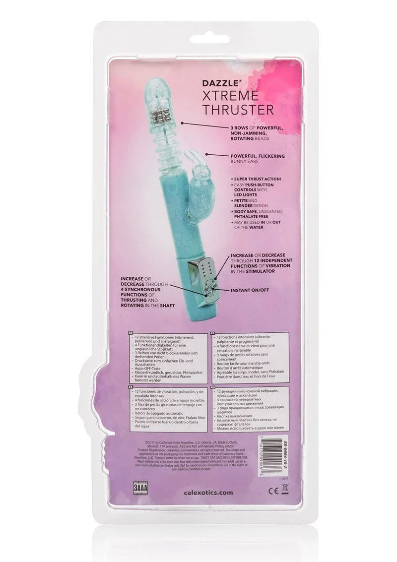 Dazzle Xtreme Thruster Vibrator by CalExotics - Happytoys Sexshop: Toys for Feeling Happy & Easy 😊 - Discreet geleverd