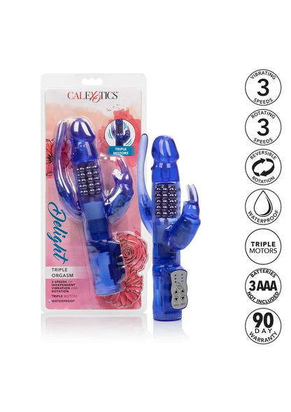 ♀ CalExotics Delight Triple Orgasm vibrator - Happytoys Sexshop: online sex shop for Feeling Happy & Easy 😊 - Discreet geleverd