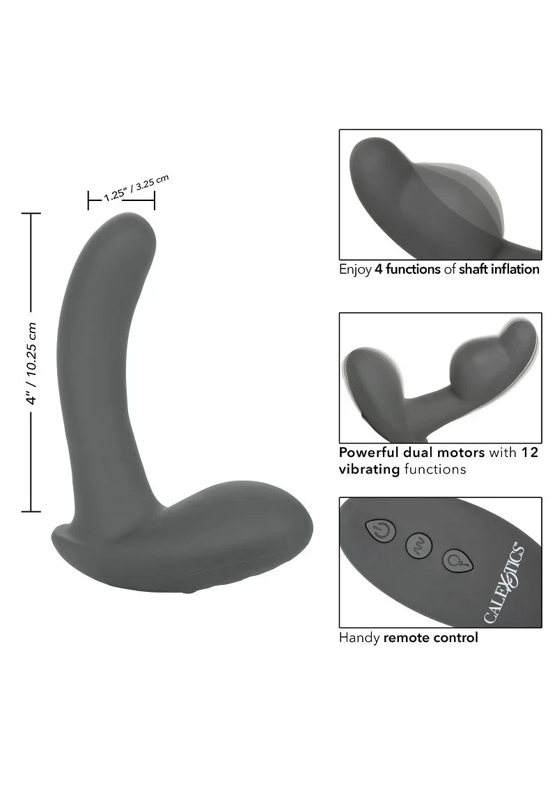 Eclipse Eclipse Rem Inflatable Probe Anal Vibrator by CalExotics - Happytoys Sexshop: Toys for Feeling Happy & Easy 😊 - Discreet geleverd