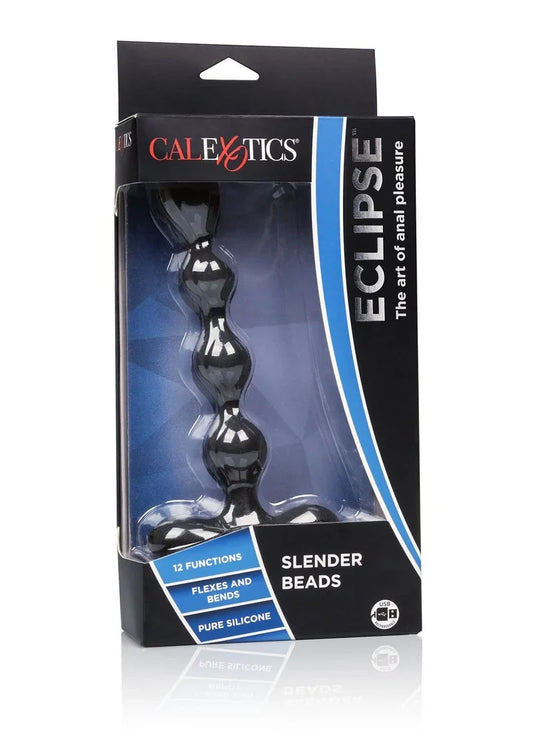 Eclipse Slender Vibrating Anal Beads by CalExotics - Happytoys Sexshop: online sex shop for Feeling Happy & Easy 😊 - Discreet geleverd