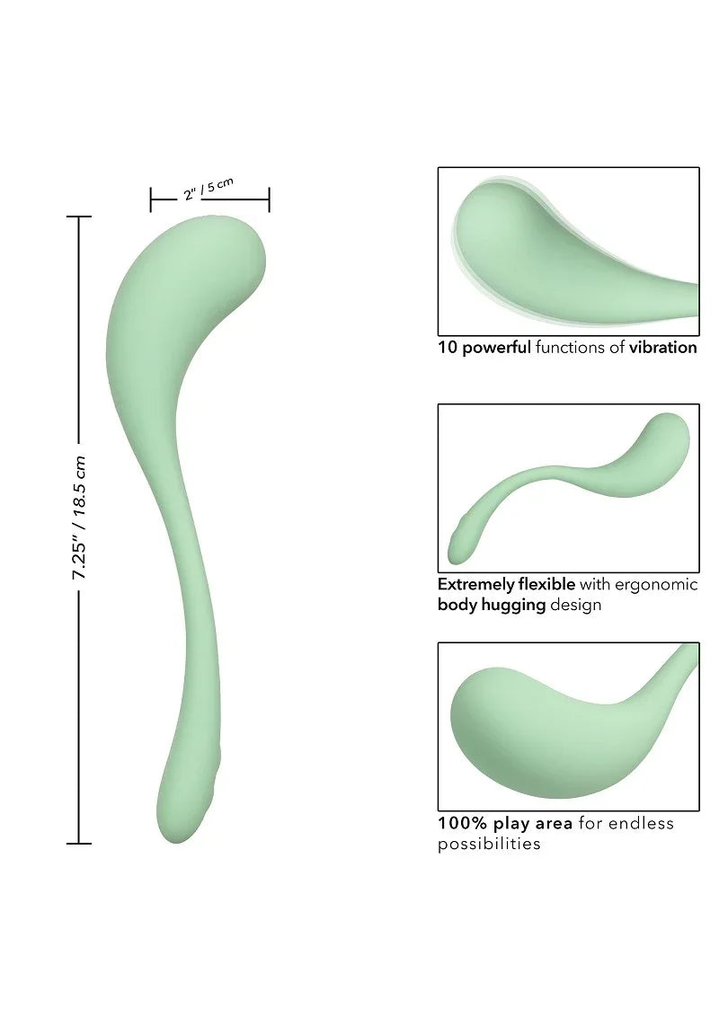 ♀ CalExotics Elle Liquid Silicone Wand - Happytoys Sexshop: Toys for Feeling Happy & Easy 😊 - Discreet geleverd