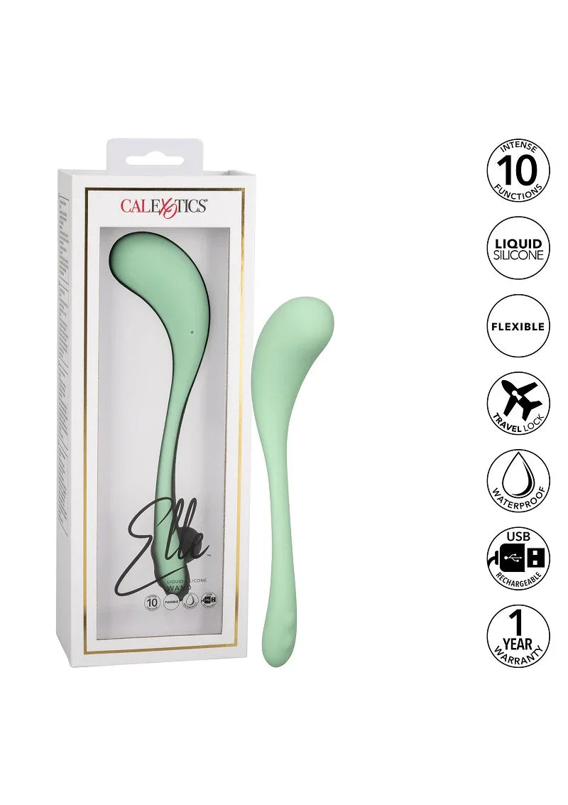 ♀ CalExotics Elle Liquid Silicone Wand - Happytoys Sexshop: Toys for Feeling Happy & Easy 😊 - Discreet geleverd