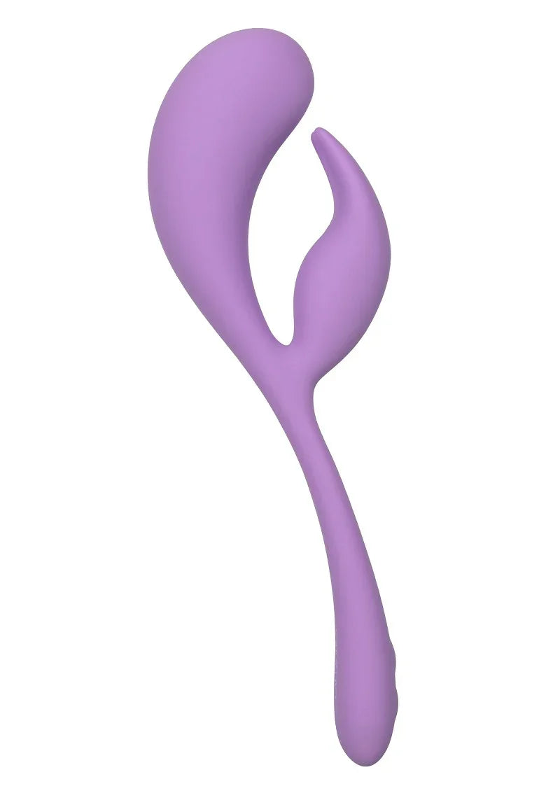 Elle Liquid Silicone Dual Flicker Vibrator by CalExotics - Happytoys Sexshop: Toys for Feeling Happy & Easy 😊 - Discreet geleverd