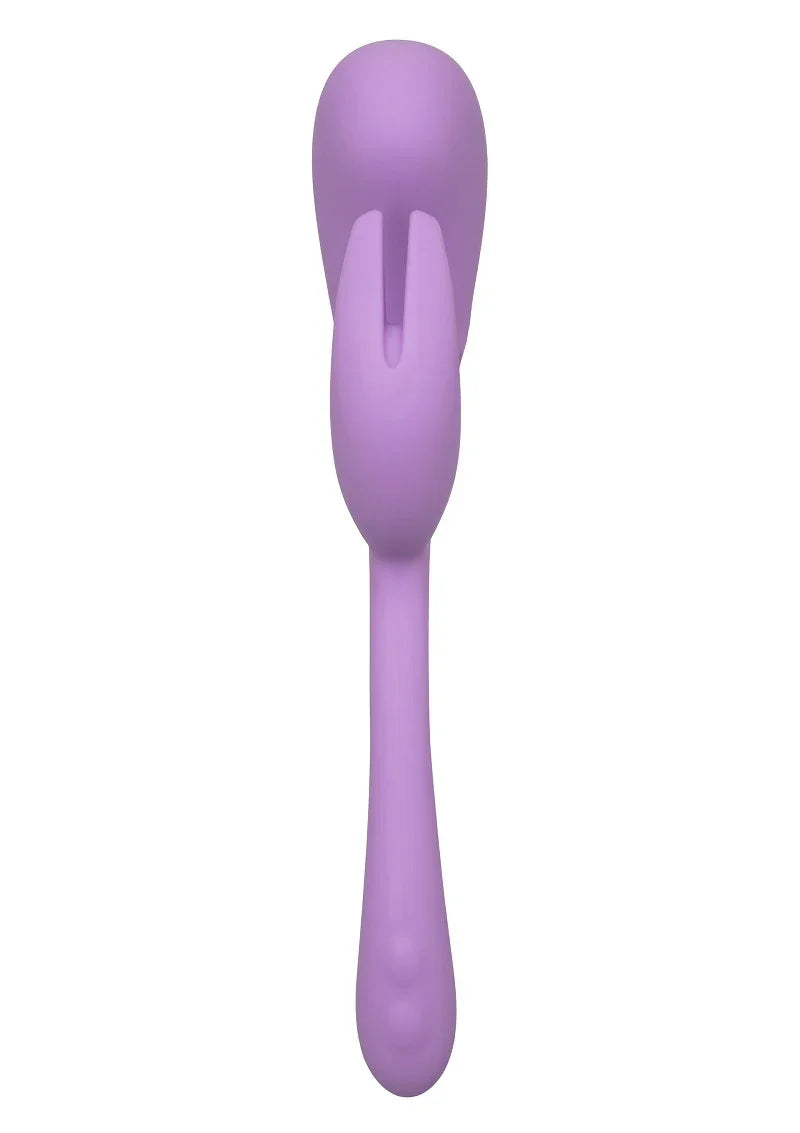 Elle Liquid Silicone Dual Flicker Vibrator by CalExotics - Happytoys Sexshop: Toys for Feeling Happy & Easy 😊 - Discreet geleverd